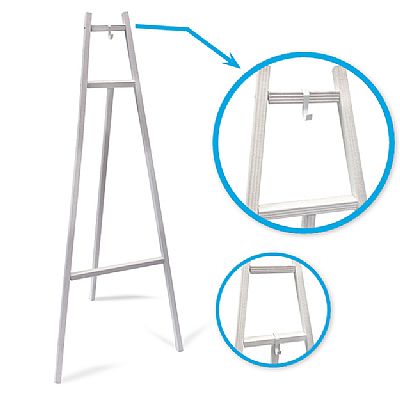 White Wood Easel